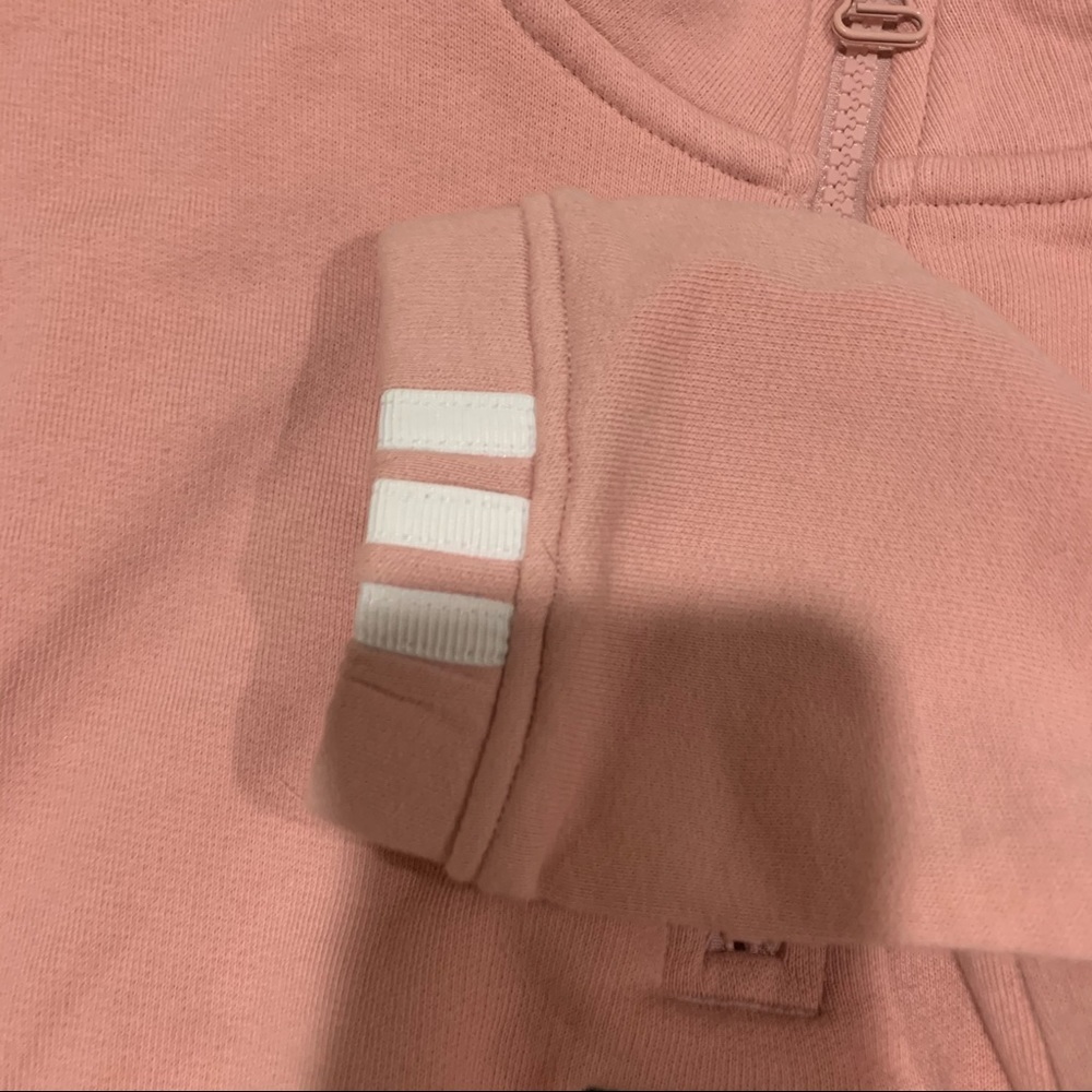 adidas quarter zip peachy cinch sweatshirt - Picture 5 of 8